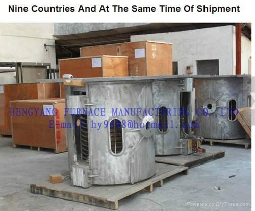 Non-ferrous metals medium-frequency melting furnace