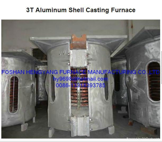 MF induction heating furnace for little iron melting