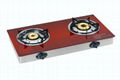 glass top gas cooker two burner gas stove/cookers 1