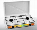 two burner gas hob European gas cooker