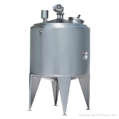 stainless steel mixing tank with agitator  2