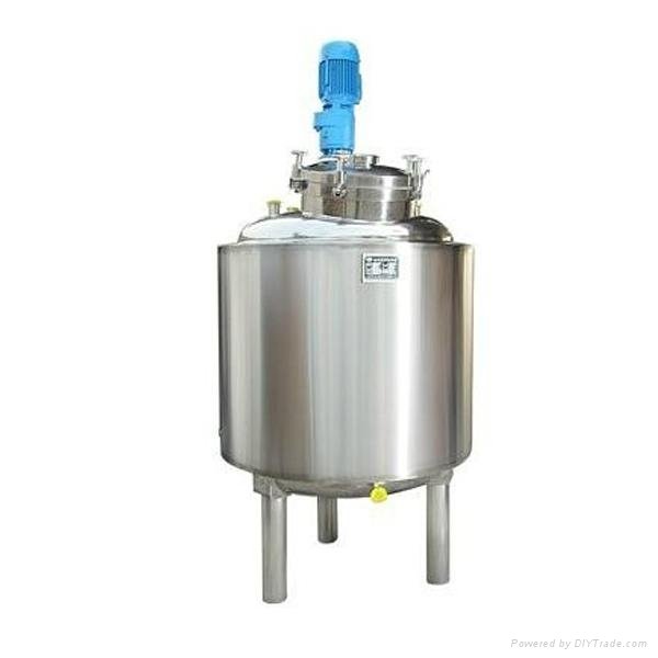 stainless steel mixing tank with agitator  3