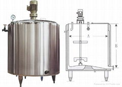 stainless steel mixing tank with high