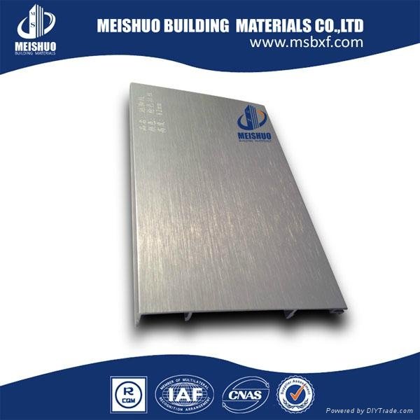 Commercial Building Wall Surface Dust Proof Firerated Aluminum Baseboard  4