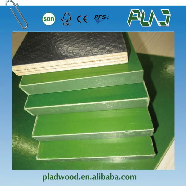 pp plastic film faced plywood, waterproof marine plywood, construction plywood s 2