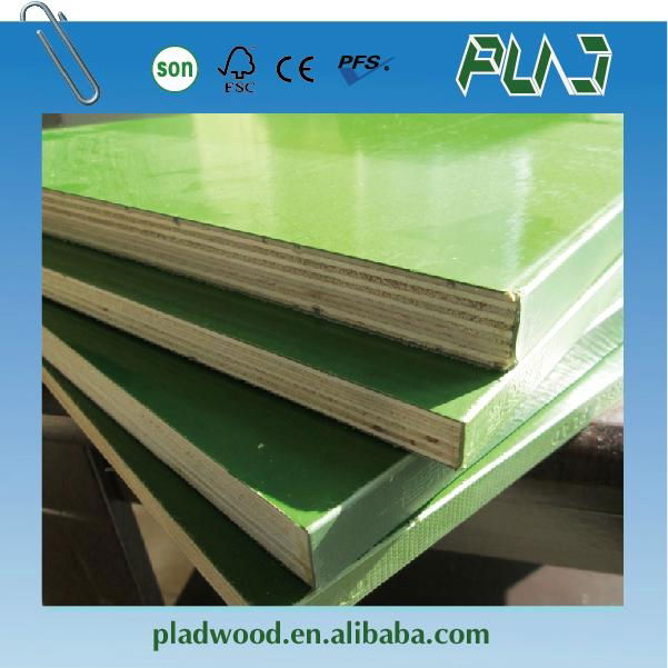 Construciton usage 18mm plastic film faced plywood prices  4