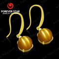 GS0000244 18K FS Cat's Eye Gold Jewely with Diamond 1