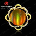 GS0000250E FS Cat's Eye 18K Gold Jewelry with Diamonds 3