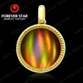 GS0000143-R 18K FS Cat's Eye Gold Pendant with Diamond 2