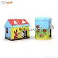 custom metal saving bank tin cans 5