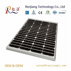 Global High Efficiency Factory direct sale pv 5w Mono Solar Panels With White Al