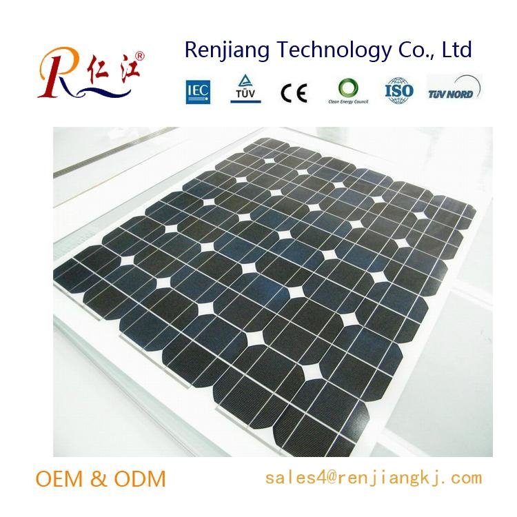 High Quality Best Price 24w Monocrystalline crystalline Silicon Solar Cell Price