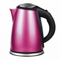 CE 1.8L color sprayed kettle many colors available for option automatically lid  3