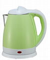 colorful cover CE certificated 1.8L electric double wall kettle cool touch keep  1