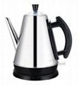 CE 1.5L hot selling home appliance quick boil  pyramid kettle  gooseneck