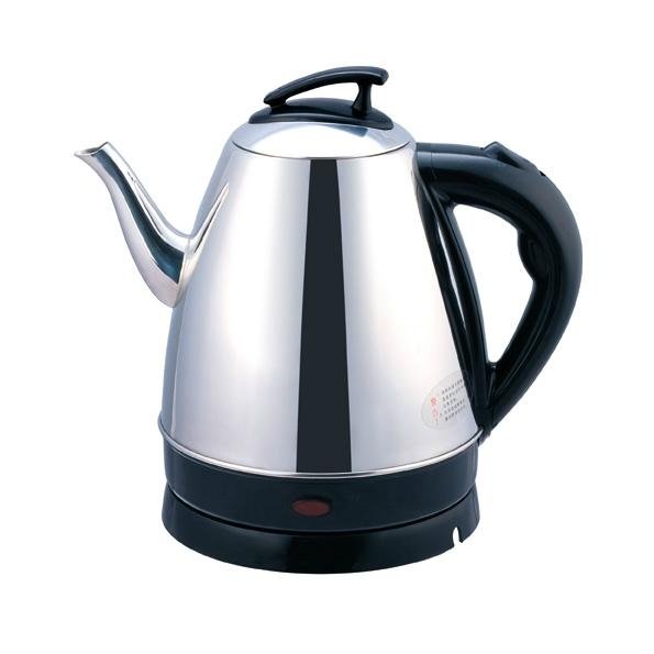 CE 1.8L home cordless electric stainless steel kettle boil dry protection 