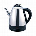 CE 1.8L home cordless electric stainless steel kettle boil dry protection 