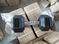 rubber dumbbell/black rubber coated dubbell/gym use rubber dumbbell 2