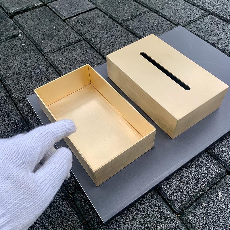 黃銅抽紙盒 2