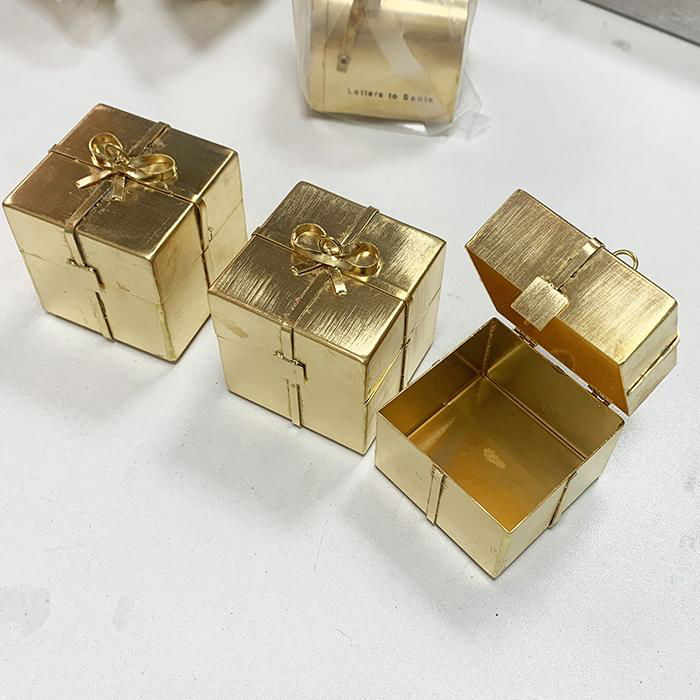 Christmas gift brass box 2