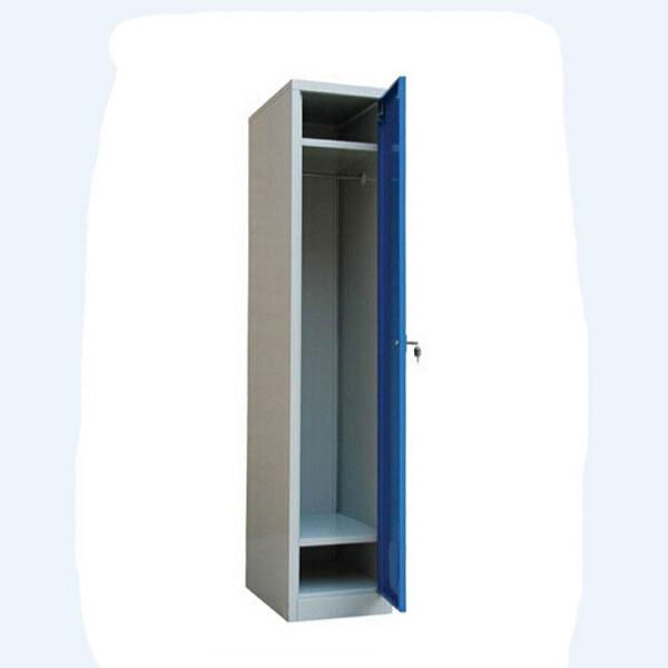 Top quality Henan single door steel wardrobe price  2