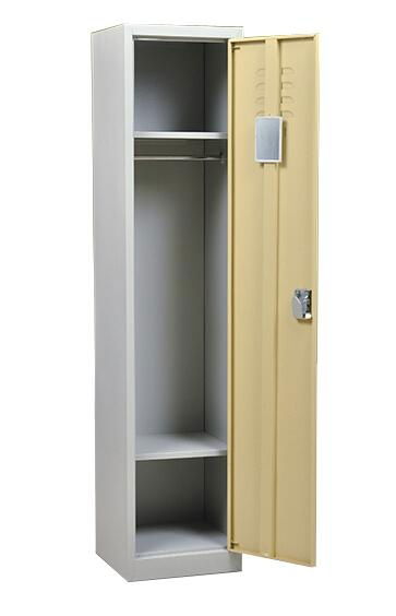 Top quality Henan single door steel wardrobe price  3