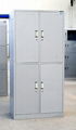 Luoyang direct factory steel bedroom furniture 4 door wardrobe  1