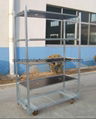 Metal Flower Rack Display Cart for