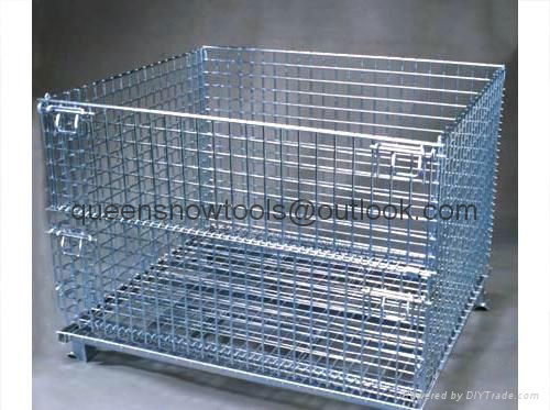 Heavy Duty Equipment Galvanized Metal Storage Cages 2