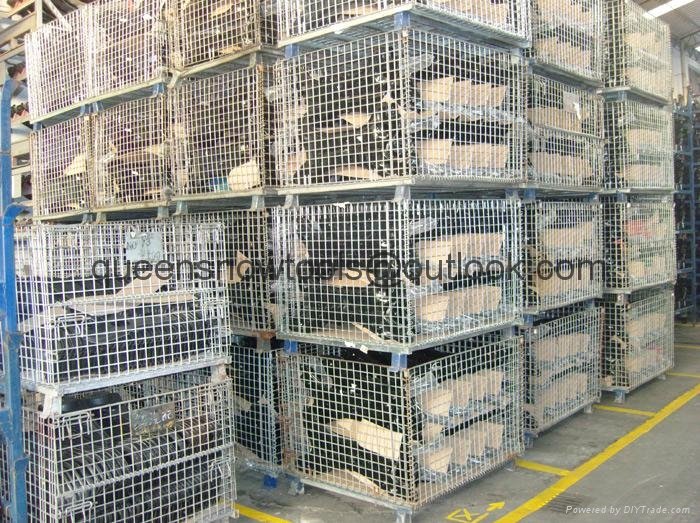 Heavy Duty Equipment Galvanized Metal Storage Cages 4