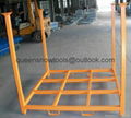 Warehouse Stacking Portable Mobile Metal Tire Storage Rack 4