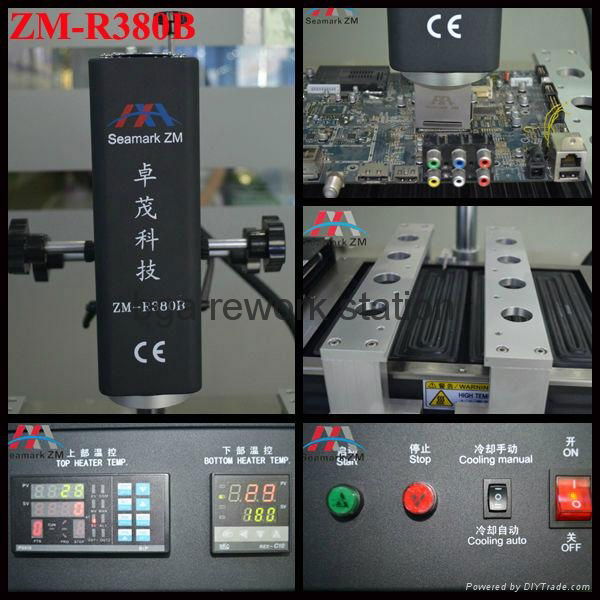 Good price bga rework station ZM-R380B better than ir6000 bga rework station 2