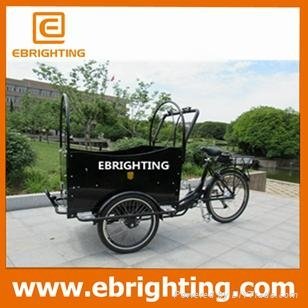 electric cargo bicycle cargo bikes three wheel  3