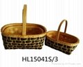 Woodchip gift basket