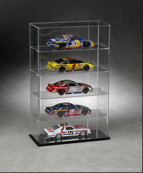 Clear acrylic car model display box/ cube display/collected box