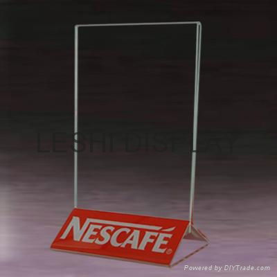 plastic menu holder 3