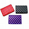 Polka Dot Desktop Expanding File 7 pocket