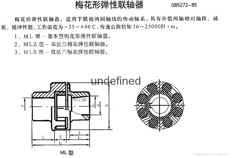 万通机械生产销售梅花形弹性联轴器 4