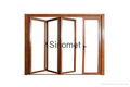 Folding door aluminum profiles for