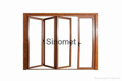 Folding door aluminum profiles for household better gate