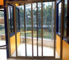 Aluminium household sliding doors 6063 profiles hot sell in African market