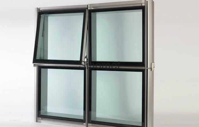 Aluminium curtain wall systems in building glass 2