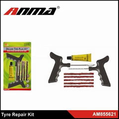 Professional tire repair kit for tubeless tires