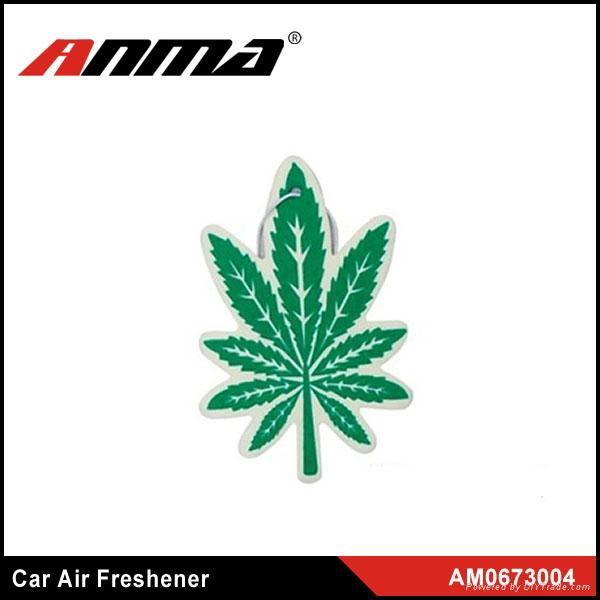 New leaves design air freshening car paper air freshener