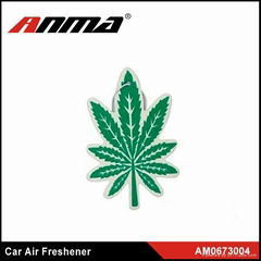 New leaves design air freshening car paper air freshener