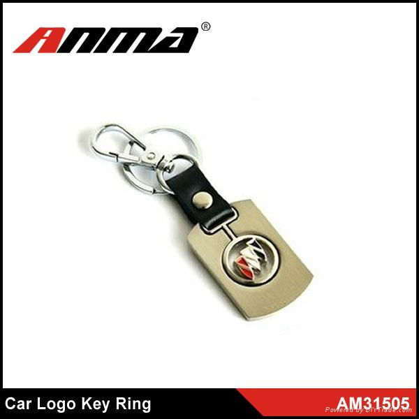 ANMA fashion key chains car logo key ring