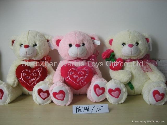 Stuffed plush teddy bear for wedding and lover gift  3