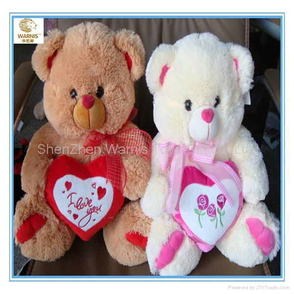 Stuffed plush teddy bear for wedding and lover gift  4