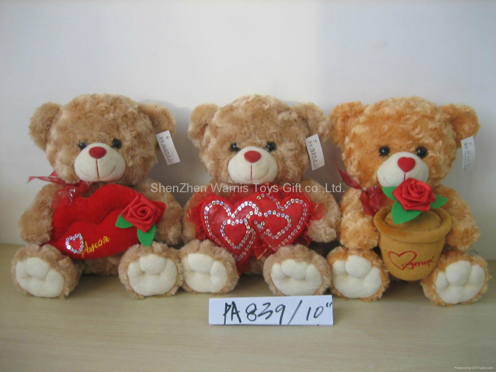 Stuffed plush teddy bear for wedding and lover gift  5