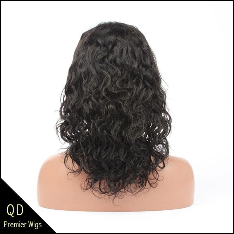  Chinese virgin hair loose curl lace front wigs 2
